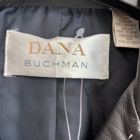 Dana Buchman leather jacket size 4 - Picture 9 of 15
